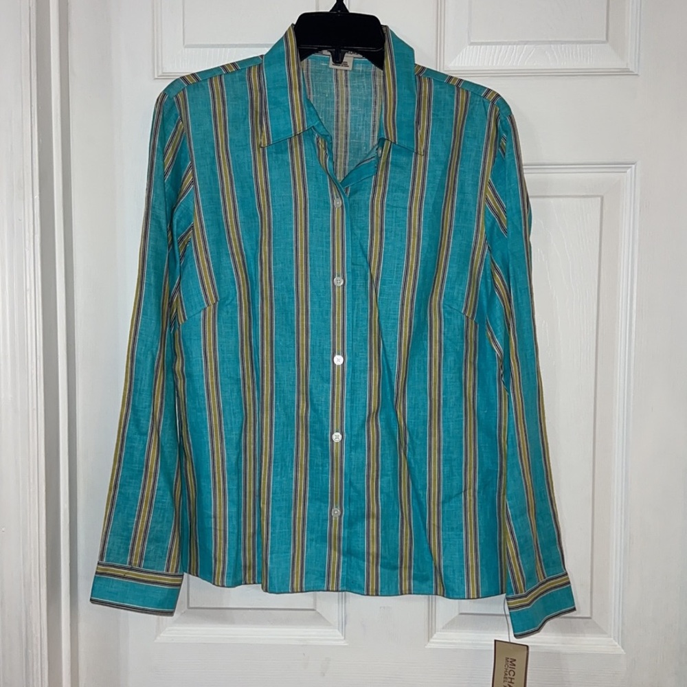 Michael Kors button up top NWT